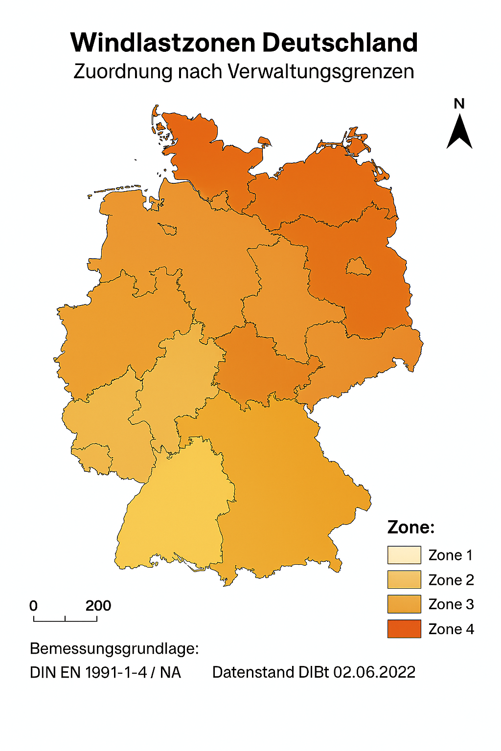 Windzonen Deutschland